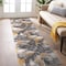 World Rug Gallery Brighton Modern Abstract Runner Rug 2'x7' Yellow 4056YELLOW2X7 - alternate 1